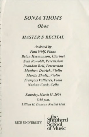 Masters Recital Program pg 1